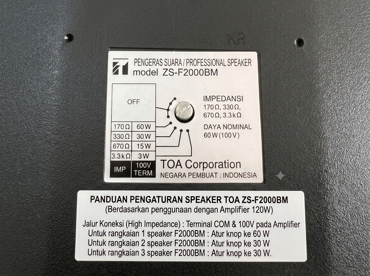 Knop Speaker 120W